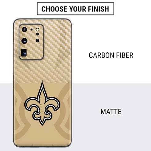 NFL New Orleans Saints Double Vision Galaxy S20 Ultra 5G Skin
